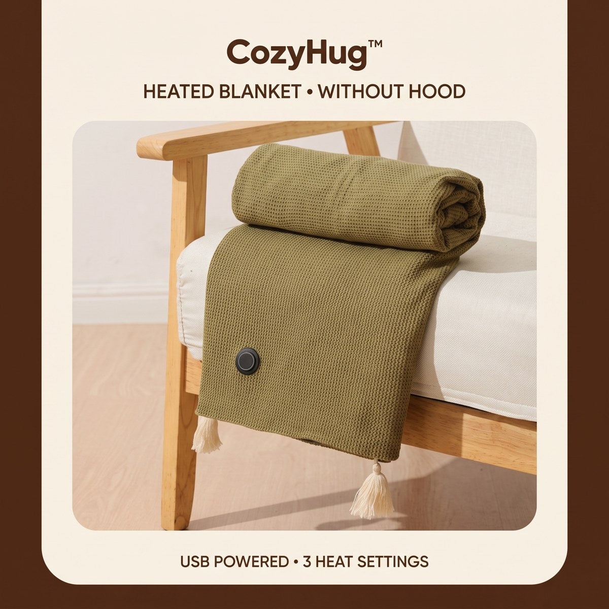 CozyHug™ Heated Wearable Blanket